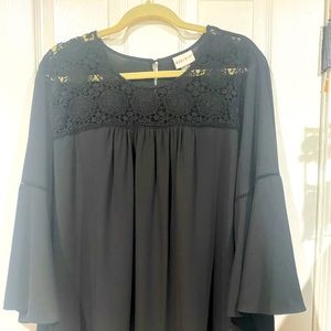 Flowy black blouse